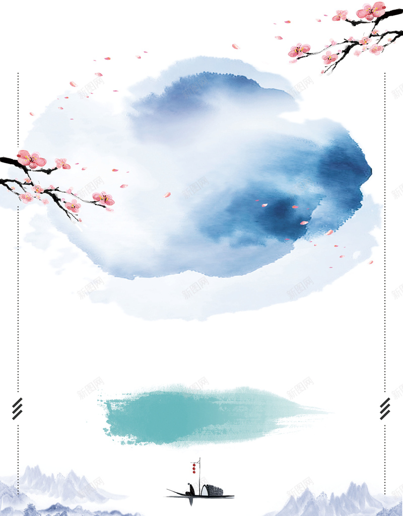 中国传统文化广告背景jpg设计背景_新图网 https://ixintu.com 中国风 中国风广告 中国风背景 云 传统文化 传统背景 古风广告 古风背景 水墨 水墨山水 花