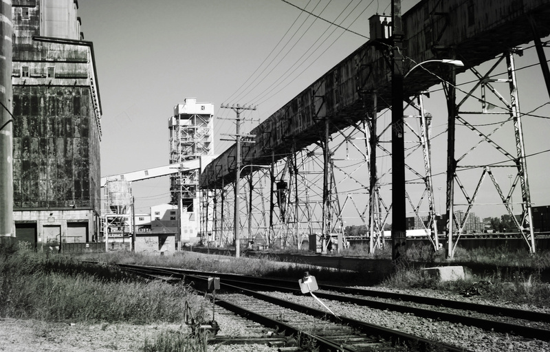 工厂黑白照片jpg_新图网 https://ixintu.com 摄影 旧工厂 风景