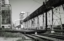 旧工厂工厂黑白照片高清图片