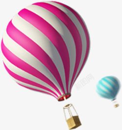条纹马卡龙颜色气球效果素材