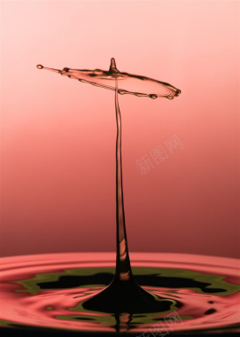 动态水泡水滴水花背景摄影图片