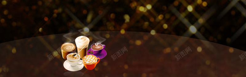 咖啡时尚生活背景psd设计背景_新图网 https://ixintu.com 创意 咖啡 星光 海报banner 炫光 甜点 生活 纹理 质感