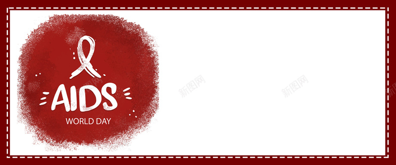 国际艾滋病日复古红色bannerpsd设计背景_新图网 https://ixintu.com AIDS 医疗 国际 复古 红色 艾滋 艾滋病 艾滋病日