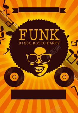 funk音乐主题海报背景