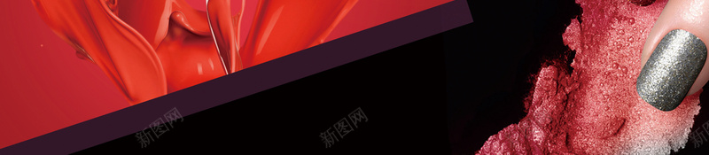 美容美甲宣传单海报psd设计背景_新图网 https://ixintu.com 时尚 梦幻 浪漫 红色 美容 美甲