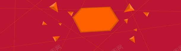 红色活动网站banner背景