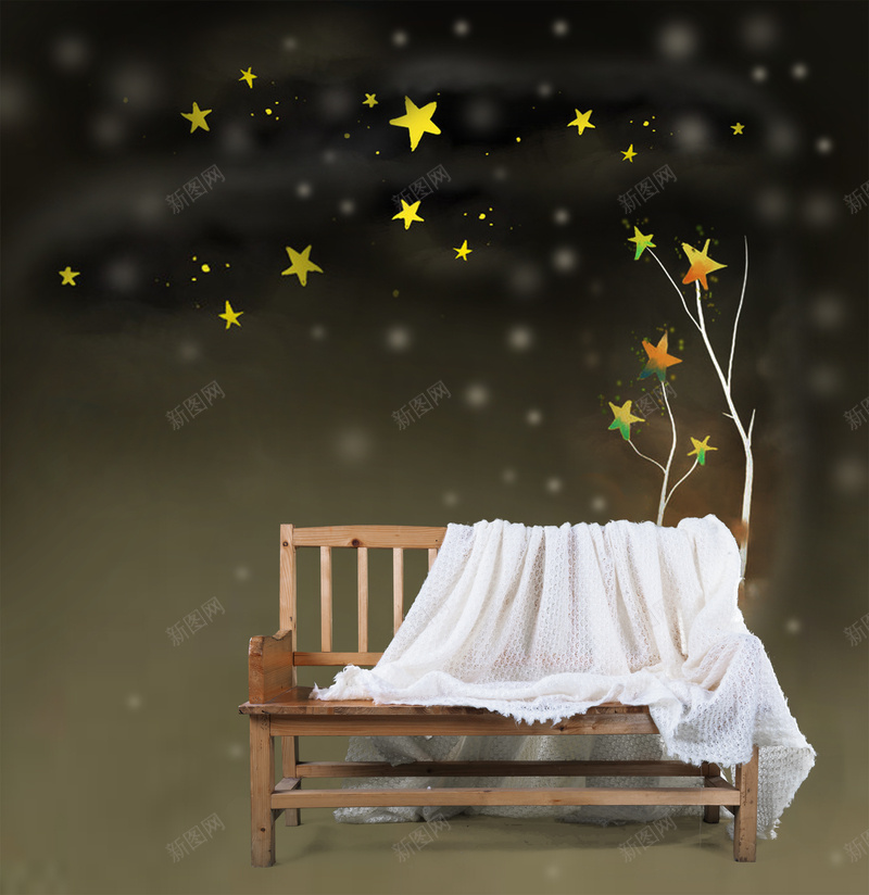 唯美木椅宝宝婴儿相册海报背景模板psd设计背景_新图网 https://ixintu.com 唯美 婴儿相册 宝宝相册 星星 木椅 毯子 海报背景 海报背景模板 相册背景