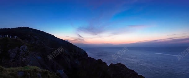 唯美大海晚霞背景背景