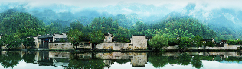 村庄场景jpg设计背景_新图网 https://ixintu.com 中国风 女装 家居 户外背景 户外风景 活动场景 活动背景 海报banner 淘宝背景 男装 童装