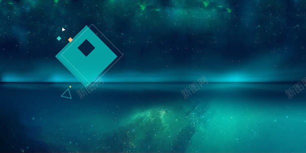 绿色水面正方形海报背景jpg设计背景_新图网 https://ixintu.com 正方形 水面 海报 绿色 背景