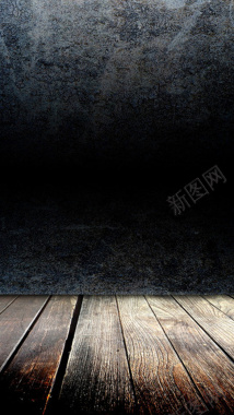 木板暗黑H5背景背景