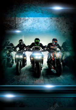 霸气摩托车创意霸气摩托车海报背景高清图片