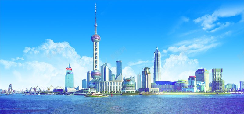 金融风景浪漫蓝色海报psd设计背景_新图网 https://ixintu.com 海报 蓝色 金融 风景浪漫