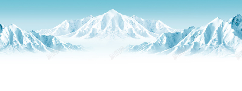 蓝色清凉冰山背景jpg_新图网 https://ixintu.com 冬天 冰山 摄影 海报banner 清凉 蓝色 风景