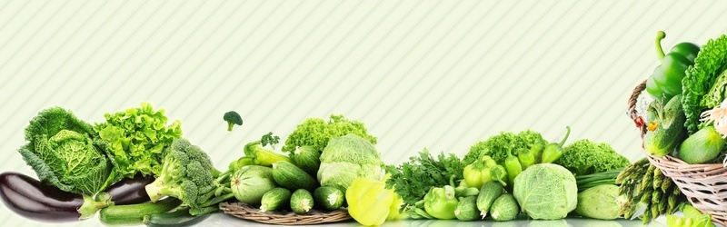 蔬菜大气绿色淘宝海报背景背景