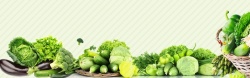 叶子菜蔬菜大气绿色淘宝海报背景高清图片
