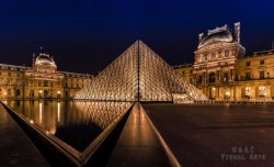 卢浮宫夜景法国卢浮宫绚丽夜景高清图片