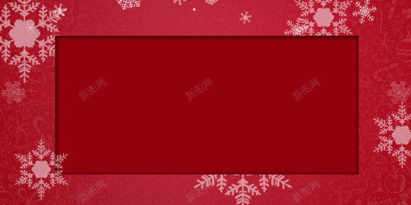圣诞雪花红色背景jpg设计背景_新图网 https://ixintu.com 冬季 圣诞 红色 节日 雪花