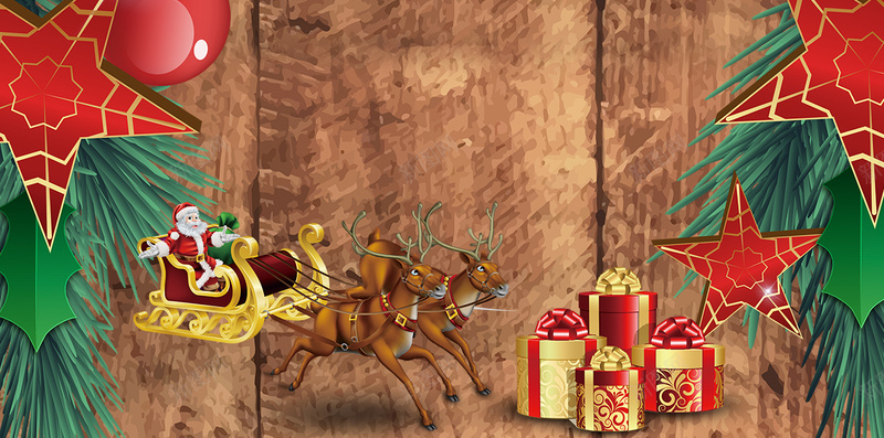 这个圣诞陪你狂欢H5背景psd分层psd设计背景_新图网 https://ixintu.com H5 圣诞老人 圣诞背景 圣诞节 圣诞装饰 字体 木质背景 松枝 狂欢 礼盒 质感 雪花 麋鹿