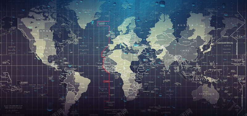 蓝色世界地图商务背景jpg设计背景_新图网 https://ixintu.com 世界地图 商务 大气 海报banner 渐变 科幻 科技 蓝色