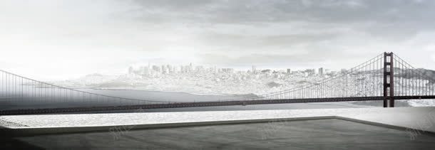 白色雪地大桥海报背景jpg设计背景_新图网 https://ixintu.com 大桥 海报 白色 背景 雪地