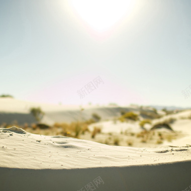 沙粒沙漠烈日主图摄影图片