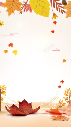 秋天正浓秋季季末清仓时尚风格海报高清图片