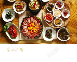饭店风景中华料理豪华背景高清图片