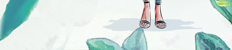 三八女神节手绘水彩海报jpg设计背景_新图网 https://ixintu.com 38 叶子 女王节 女神节 妇女节 妇女节快乐 植物 约惠妇女节
