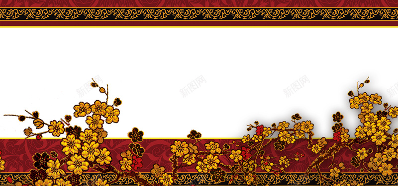 中国风背景psd设计背景_新图网 https://ixintu.com 中国风 刺绣 海报banner