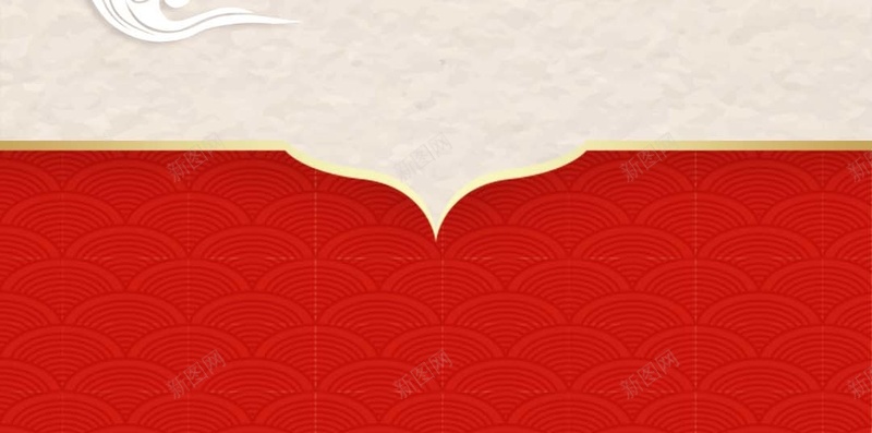 复古传统红色云纹理简约手机H5背景psd设计背景_新图网 https://ixintu.com H5 h5 中国风 传统花纹 复古 白色 简约 红色 纹理