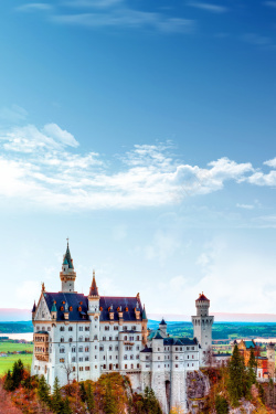 慕尼黑海报德国旅游海报背景高清图片