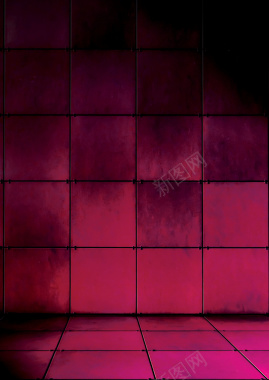 紫红色瓷砖墙面背景背景