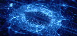 技科幻蓝色科技光线光影背景高清图片