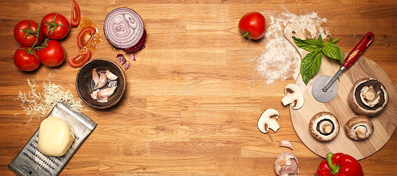 食材简约背景banner