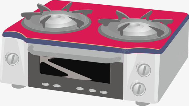 卡通燃气灶png免抠素材_新图网 https://ixintu.com 卡通 家用电器 家电 家电商场 家电销售 燃气灶 生活用品 矢量家电