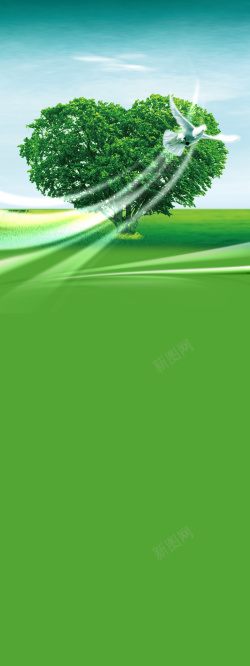 康青蛙乳白胶环保x展架背景高清图片
