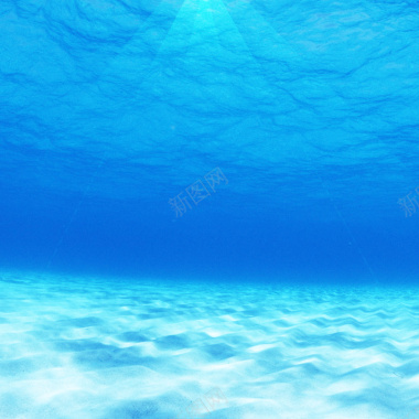 蓝色海洋摄影图片