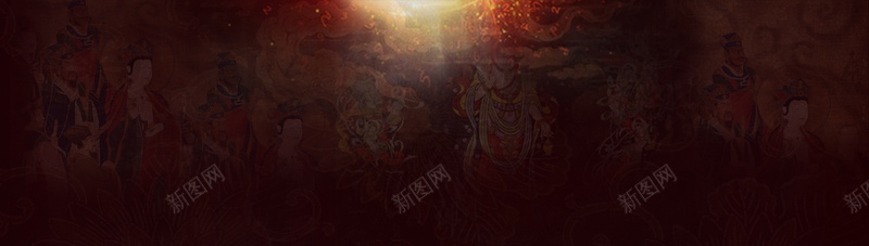中国风传统文化banner背景