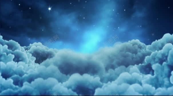 蓝色神秘云层云朵图jpg设计背景_新图网 https://ixintu.com 云层 云朵 神秘 蓝色
