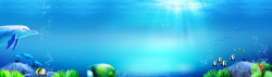 水泡素材夏季海底背景高清图片