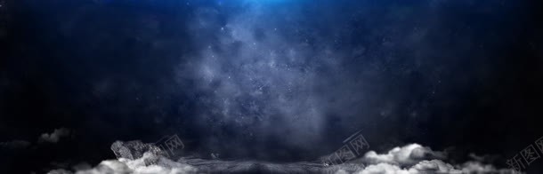 蓝色神秘夜晚星空jpg设计背景_新图网 https://ixintu.com 夜晚 星空 神秘 蓝色