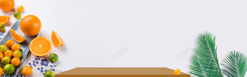 清新美食水果banner海报背景psd设计背景_新图网 https://ixintu.com 卡通 橙子 水果 水果banner图片 海报banner 童趣
