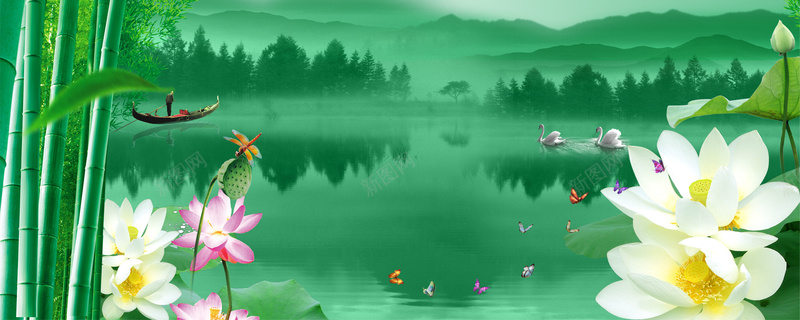 青山绿水淘宝网站背景图摄影图片