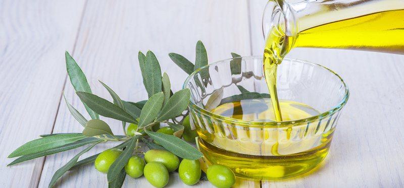 橄榄油背景摄影图片