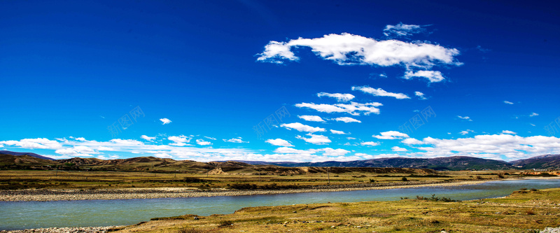 唯美西藏湖畔旅游背景图摄影图片