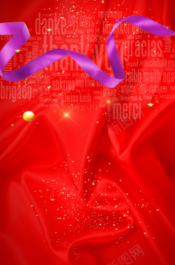 红色感恩节大气纹理背景