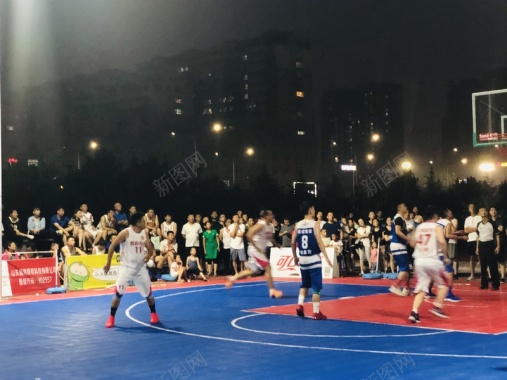 业余篮球赛在潍坊7背景
