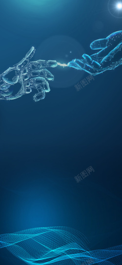 血球与机器人图片科技未来人工工智能科学高清图片