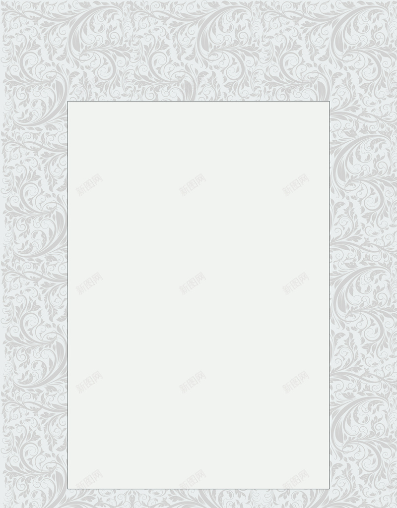 花纹纹理简约边框平面广告jpg设计背景_新图网 https://ixintu.com 平面广告 新品上市 时尚 画卷底纹 简约边框 纹理背景 花纹 边框 邀请函